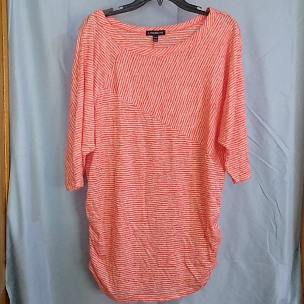 Lane‎ Bryant striped 3/4 sleeve blouse